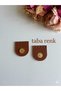 Oval Sew-On Magnet Made of Faux Leather for Knitted Bags