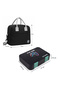 4 Compartment Bento Lunch Box w/ Insulated Lunch Bag – Gamer Black - 8