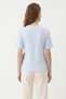 Baby Blue Side Tie Detail T-Shirt 26854 - 3