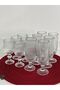 Tuya 12 Piece Coffee Cup Set 6 Large 6 Small Glass Cups Set Transparent Presentation Set - 6