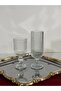 Tuya 12 Piece Coffee Cup Set 6 Large 6 Small Glass Cups Set Transparent Presentation Set - 4
