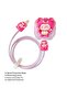 Teddy Bear Charger Protector Case with Bow Accents - Anti-Scratch Cover for iPhone Chargers ( - 4