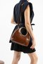 New Ring Accessory Decorated Design Hand and Shoulder Bag (with Long Strap) - 2