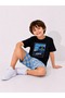 Boys' Summer Retro Palm Tree Detail T-Shirt Shorts Set 3-10 Years - 2