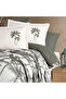 100% Cotton Blanket and Duvet Cover Set Double Size Arvona V1 Green - 2