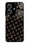 Realme Note 60 Black Lv Design Glossy Phone Case