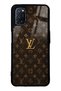 Oppo A52 Brown Gold Lv Design Glossy Phone Case