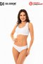 1210 Women's Comfortable Fit Thick Straps Flexible Cross-Back Sports Half Tank Top / Bustier - 2