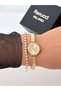 Steel Strap Minimal Case Guaranteed Waterproof Women's Wristwatch + Bracelet Gift - 3