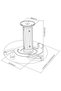 ProMount Gray Ceiling Projector Mount, 10 kg Capacity - 6