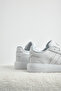 Children's Unisex White Comfortable Fit Breathable Lace-Up Sneaker - 3