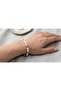 Ocean Pearl Elegance Bracelet – Timeless Freshwater Pearls & Blue Crystal Charm