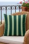 Set of 4 Coffee and Cat Themed Decorative Throw Pillow Covers 43X43 cm Double-Sided Green Combination - 4