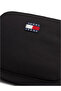 Women's Logo Printed Black Bag with Adjustable Shoulder Strap and Logo Label - 3