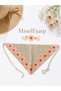 Hand-Knitted Floral Motif Triangle Bandana – Bohemian Style Cotton Summer Headscarf / Hair Bandana - 2