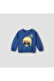 Boys Sweatshirt and Joggers Set with Animal Applique - Cotton - Long Sleeves - Crew Neck - 3