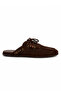 Vessia Women's Brown Genuine Leather Suede Bead Detailed Loafer - 5