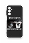 Samsung A24 Compatible Ataturk Eyes Patterned Silicone Case - 2