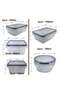 Airtight Meal Prep Container Set with Locking Lids & Labels, 12pcs Re-usable Plastic Food Storage - 2