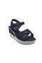 Polris Black High Heeled Comfort Sandals - 2