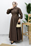 Double Buckle Pencil Dress Tsd260243 Brown - 6