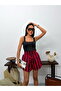 Women's High Waist Elastic Belted Shorts with Pockets - 4