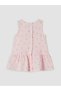Özmarka New Season Pink Bow Baby Girl Dress - 4