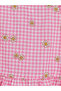 Lcw Kids Pink Daisy Patterned Girls' Shorts Set - 3
