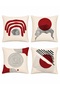 Bohemian Sun Patterned 4-Piece Throw Pillow Cover Set - 3