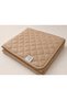 100% Lamb Wool Filled Beige Colored Cotton Fabric Single Quilted Patterned Seasonal Pique 155 X 215 cm - 2