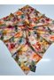 Organic Cotton Viscose Scarf Special Design Tie-Dye Floral Lightweight Stylish - 2