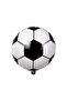 Football Concept Birthday Balloon Set - Fan Bouquet with Black Foil Number Balloons - 2