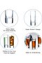 Clear Heavy Base Shot Glasses 12 Pack, 2 oz Tall Glass Set for Whiskey, Tequila, Vodka - 3