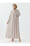 Lemra İpek Ferace Beige - 9056 - 3