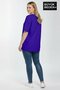 Süperlife Women's Large Size California 1974 Printed 3Xl-6Xl Crew Neck T-Shirt Spr25Btsk510-2 - 2