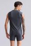 Egyptian Modal by Tencel Hercules Slim Fit Crew Neck Sports Athlete Undershirt / T-Shirt Anthracite - 2