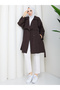 Semi-Lined Torino Fabric Oversize Trench Coat Rc3136