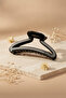 Stylish Black and Grey Patterned Hair Clip Claw Clip for Women - 5