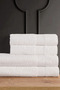 Blanc 4-Piece Bath Towel Set |   Towel |   Bath Towel I Hammam Set I Dowry Towel - White