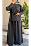 6339 - Stylish, Comfortable, Modal Soft Woven Fabric, Loose Women's Set with Waist Drawstring Detail - 5