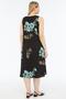 Fashion |   Plus Size Black Floral Print Summer Dress |   100% Viscose |   Flowing |   Daily Comfortable | - 8