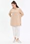 Two-Thread Stand Collar Zippered Single-Pocket Tunic - 3