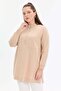 Two-Thread Stand Collar Zippered Single-Pocket Tunic