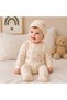 Children's Jumpsuit Jungle Friends Baby Jumpsuit Set 100% Cotton Newborn Unisex Premium Design Newborn Baby Gift - 8
