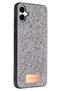Onegif Samsung Galaxy A06 Compatible Bright Glitter Cover - Silver