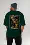 For Dog Lovers 30 Green Oversize T-Shirt with Dog Print on the Back 100% Cotton Unisex Dog Lover Premium Design - 5