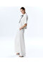 Contrast Slogan Pants - 2
