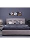 BIANCA HEADBOARD VELVET BEIGE L-200 : H-125 CM