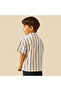 Short Sleeve Shirt with Stripes - 3
