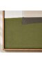 Altara Hand Painted Canvas Framed Wall Arts 100x100cm - Green - 3